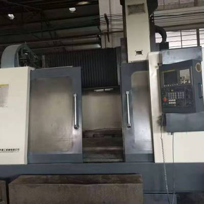 機械廠急售二手[海天HTM-850G龍門加工中心]二手數控龍門BT50齒輪頭